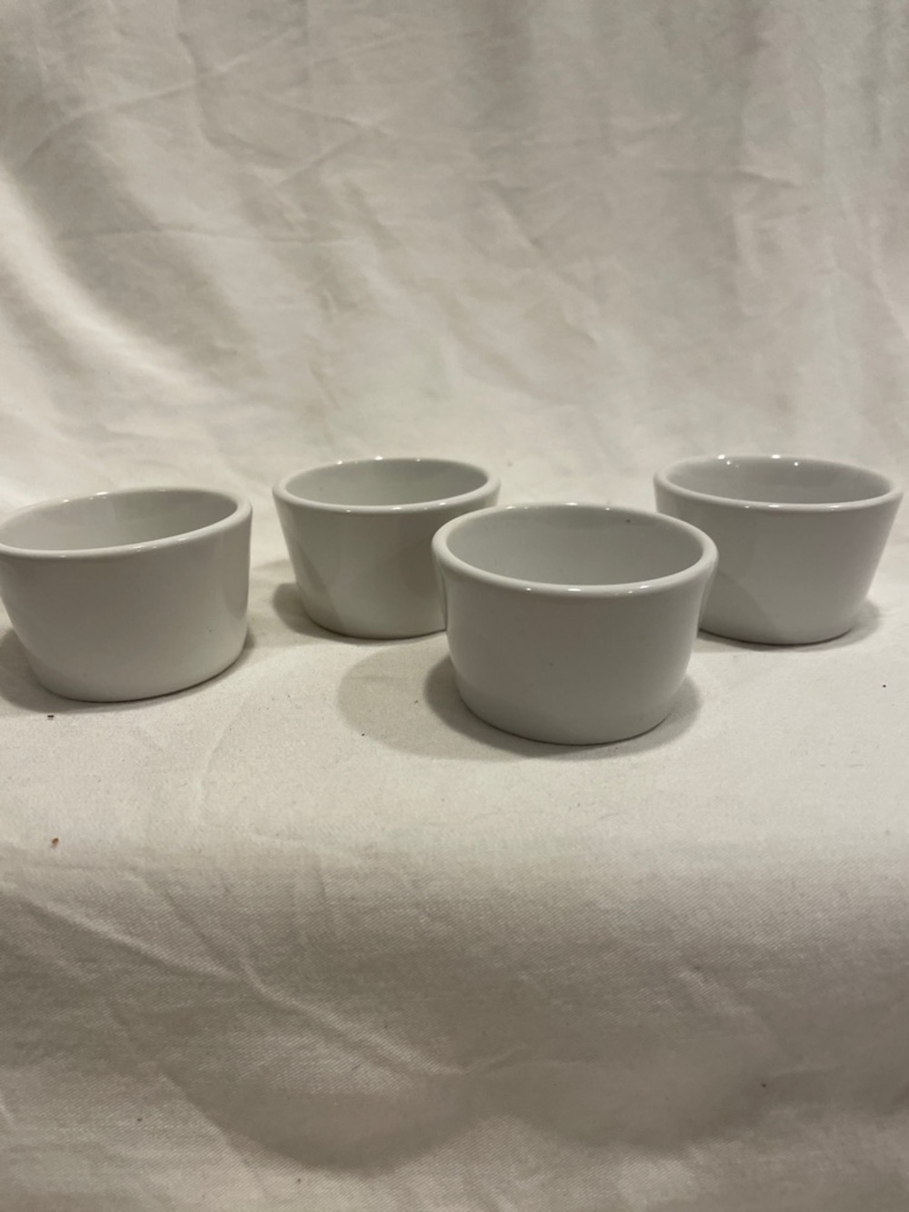 IKEA White Ceramic Prep Bowls - Set of 4